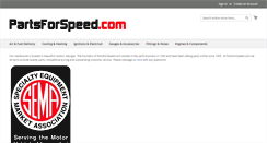 Desktop Screenshot of partsforspeed.com